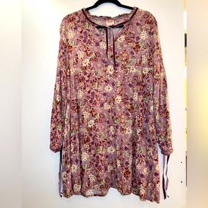 Mossimo Supply Co. Velvet Tie Dress